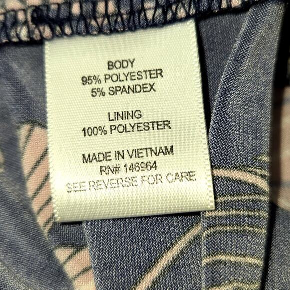 Robbie Bee PS Women's Dress Pink Black Petites Size Small 4 6 SP - Picture 3 of 5